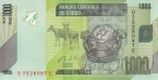 ДР Конго 1000 франков 2013
