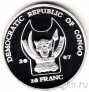 ДР Конго 10 франков 2007 Носорог