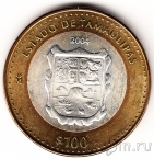 Мексика 100 песо 2004 Тамаулипас