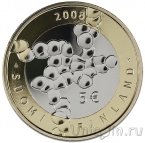 Финляндия 5 евро 2008 Наука (proof)