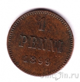 Финляндия 1 пенни 1899