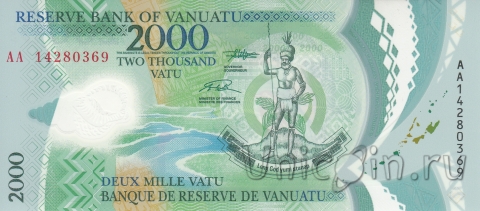 Вануату 2000 вату 2014