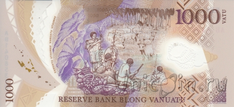 Вануату 1000 вату 2014