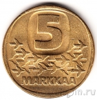 Финляндия 5 марок 1989 Ледокол Урхо