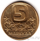 Финляндия 5 марок 1983 Ледокол Урхо