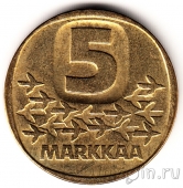 Финляндия 5 марок 1979 Ледокол Урхо