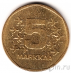 Финляндия 5 марок 1973 Ледокол Варма