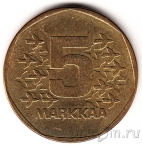 Финляндия 5 марок 1974 Ледокол Варма