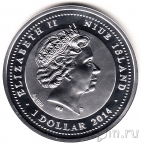 Ниуэ 1 доллар 2014 Овчарка