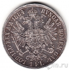 Австрия 1 флорин 1884