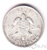 Фиджи 6 пенсов 1934