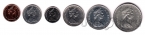 Канада набор 6 монет 1976