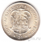Южная Африка 2 шиллинга 1954