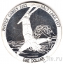 Острова Кука 1 доллар 2002 Олимпиада в Солт Лейк Сити