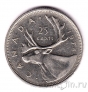 Канада 25 центов 1974