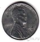 США 1 цент 1943 (S)