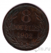 Гернси 8 дублей 1902