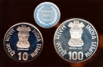 Индия набор 2 монеты 1985 (Proof)