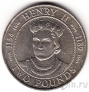 Гернси 2 фунта 1991 Генрих II