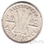 Австралия 3 пенса 1942 D