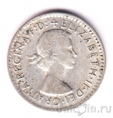 Австралия 3 пенса 1958