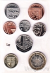 Великобритания набор 8 монет 2013