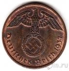Германия 2 пфеннига 1937 (A)