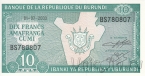Бурунди 10 франков 2003
