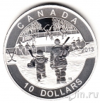 Канада 10 долларов 2013 Зима