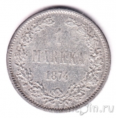 Финляндия 1 марка 1874