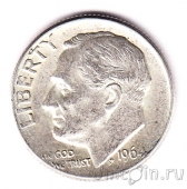 США 10 центов 1964 (D)