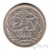 Швеция 25 оре 1899