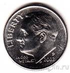 США 10 центов 2002 (P)