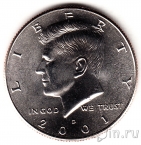 США 1/2 доллара 2001 (D)