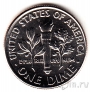США 10 центов 2001 (D)