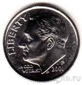 США 10 центов 2001 (P)