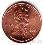 США 1 цент 2003 (D)