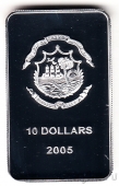 Либерия 10 долларов 2005 Кёльнский собор