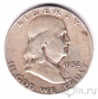 США 1/2 доллара 1952 (D)