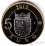 Финляндия 5 евро 2015 Бобер