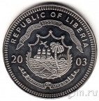 Либерия 5 долларов 2003 Монеты Ватикана