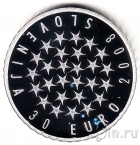 Словения 30 евро 2008 Членство в ЕС