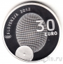 Словения 30 евро 2012 Первая олимпийская медаль