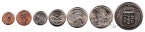 Новая Зеландия набор 7 монет 1971