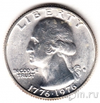 США 25 центов 1976 Барабанщик (S)