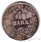 Германская Империя 1 марка 1915 (D)