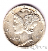 США 10 центов 1937
