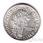 США 10 центов 1942 (S)