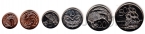 Новая Зеландия набор 6 монет 1981