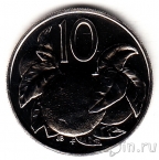 Острова Кука 10 центов 1975